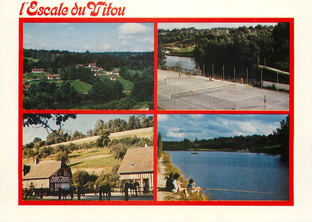 L'Éscale du Titou — Centre de Loisirs et Hôtel 2** NN à Vimoutiers — Éditions et Impressions Combier / Mâcon - Recto