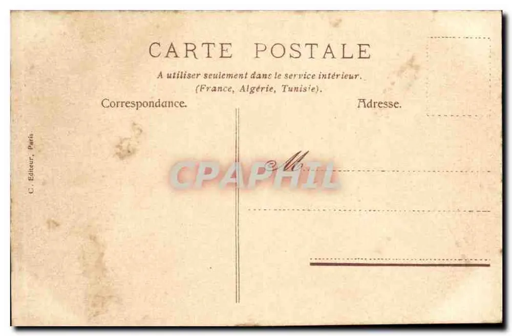 Colheita do trigo — Cena de campo — C. Editor, Paris - Verso