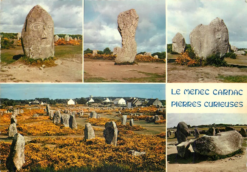 Le Ménez Carnac — Pedras curiosas — Edições d'Art Jos - Frente