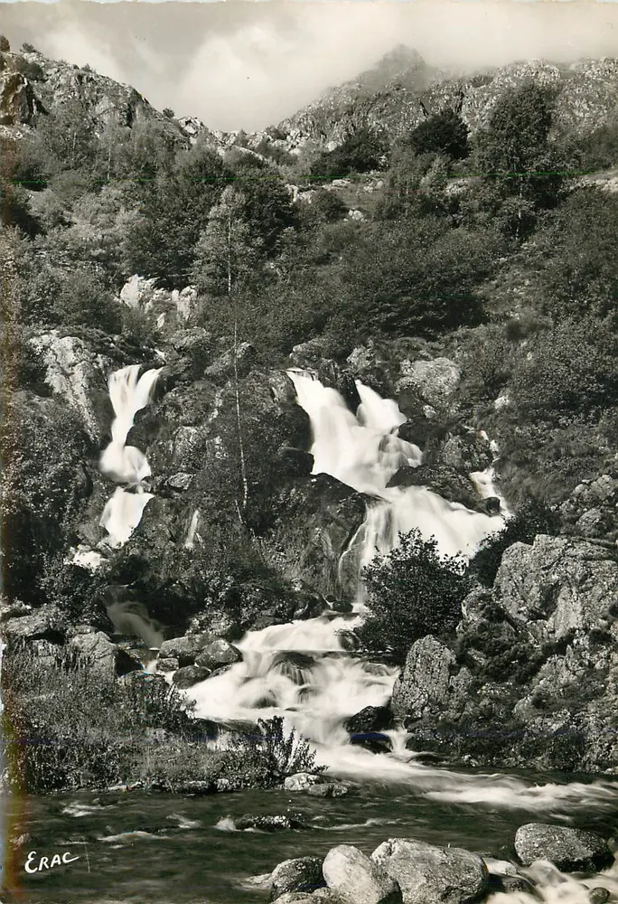 Ax-les-Thermes (Umgebung) — Wasserfälle des Sisca in l'Hospitalet — Éditions d'Art « ERAC » - Vorderseite