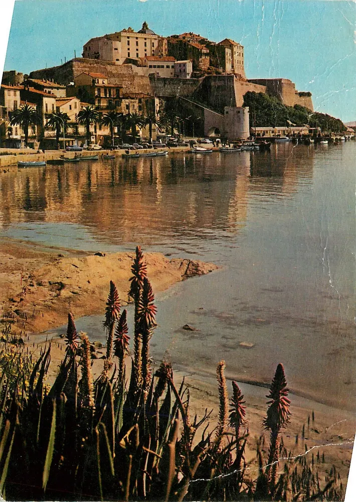 Calvi — O Porto e a Cidade — Impressora da França - Frente
