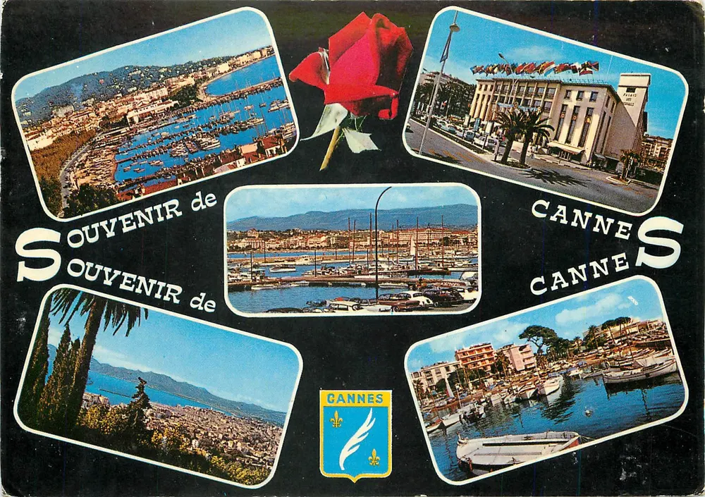Cannes — Lembrança de Cannes — Edições de Arte ALTARIN, Nice - Frente