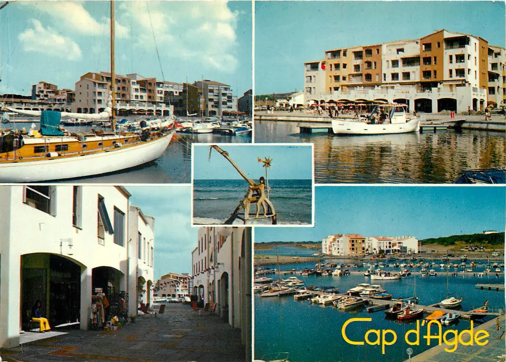 Cap d'Agde — Vue générale — Éditions Cirogine - Recto