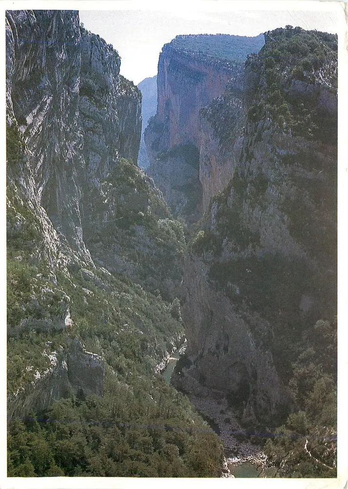 Góry Verdon — Punkt Sublimny — Fotografia Claude Fournier, kolekcja Septelle Sàrl - Awers