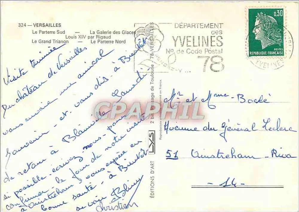 Versalhes — O Grande Trianon, A Galeria dos Espelhos, Luís XIV — Éditions d'Art - Verso