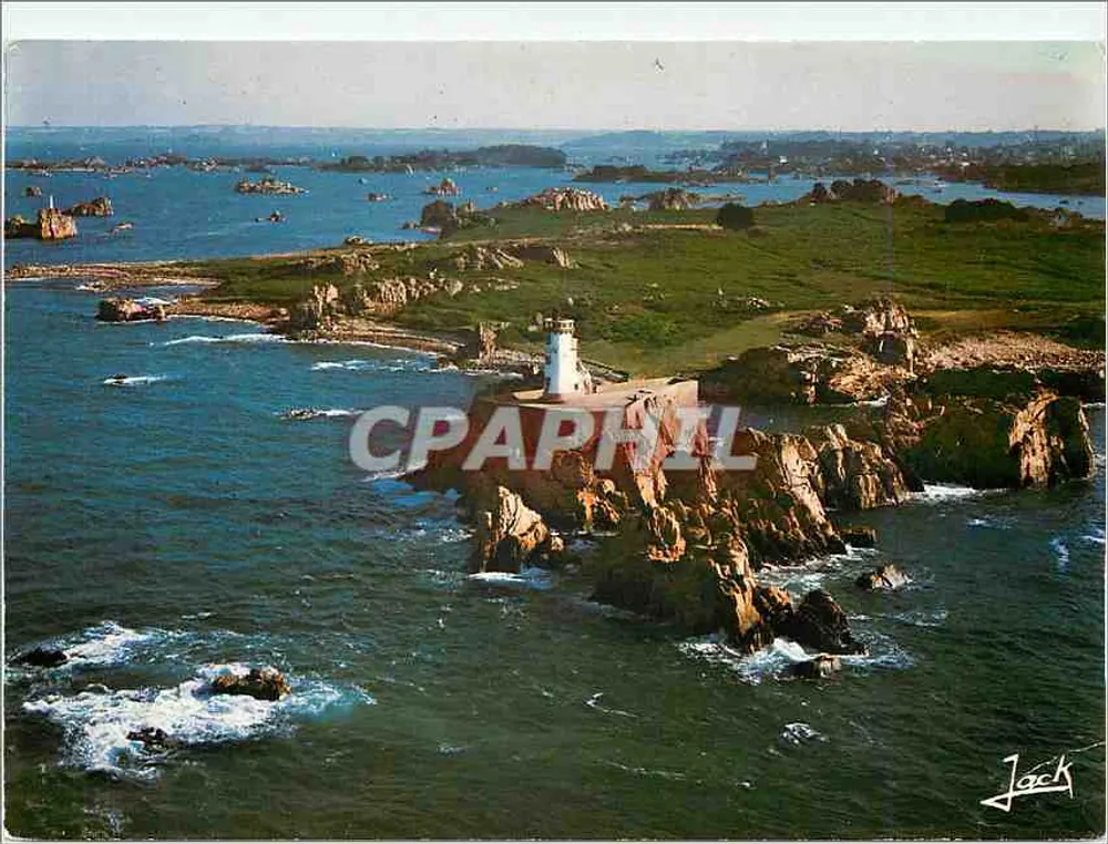 Ilha de Bréhat — O farol do Pavão — Edições de Arte 'Jack' n°3141 - Frente