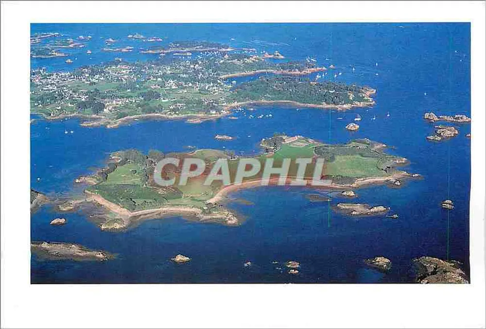 Arquipélago de Bréhat — vista aérea — Editor: Vides & légende (22) - Frente