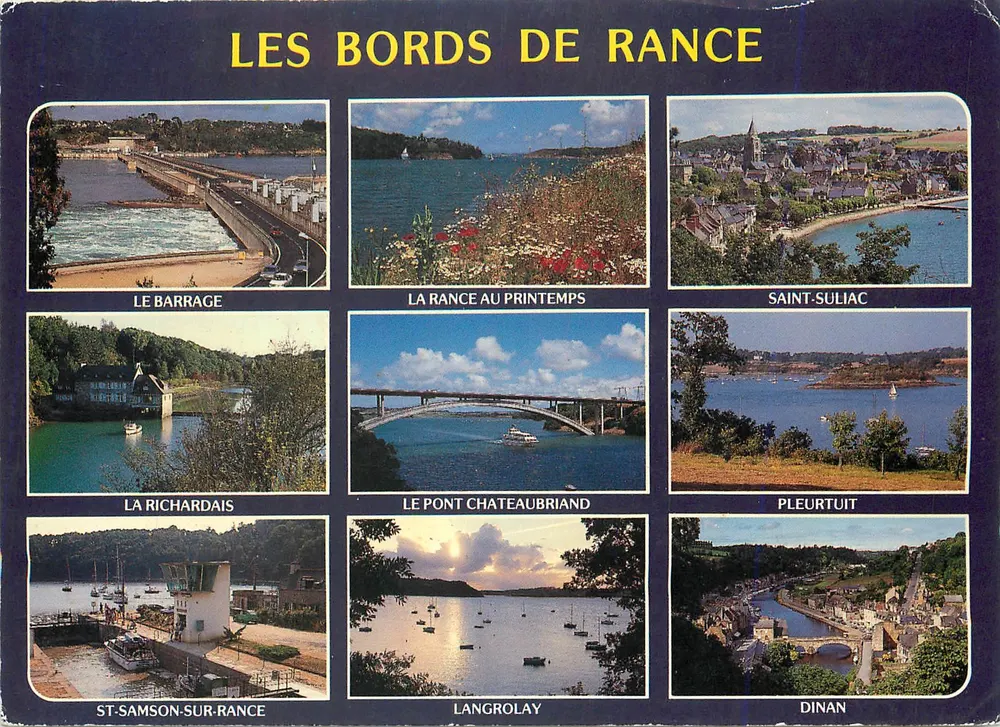 As margens da Rance — Os locais turísticos da Rance — Edições d'Art JAX - Frente