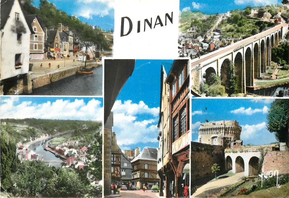 Dinan — panoramische weergave — Les Éditions d'Art - Voorkant