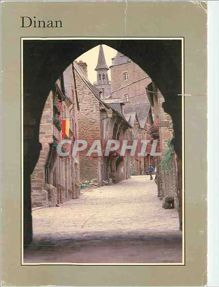 Dinan — vista da rua do Jerzual, bairro dos artesãos — Editions d'Art JACK - Frente