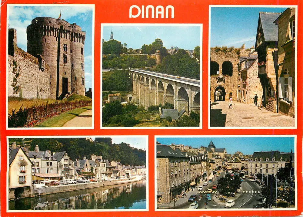Dinan — vista panorâmica — Éditions d'Art 'Jack' n°3060 - Frente