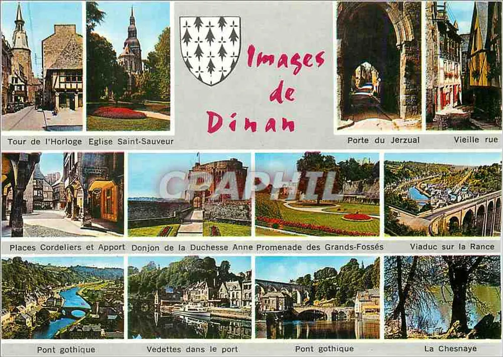 Dinan — Imagens de Dinan — Éditions d'Art Louis Le Doard - Frente
