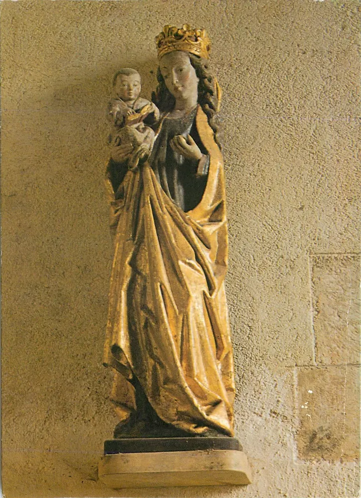 La Vierge à l'Enfant — chapelle Saint Fiacre — Le Faouët — Éditions d'Art Josu Châteaulin - Recto
