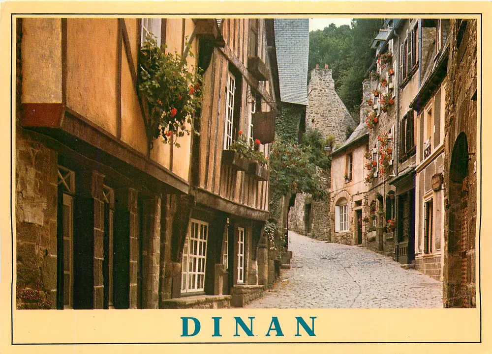 Dinan — Straße Jerzual — Éditions d'Art 'Jack' Louannee - Vorderseite