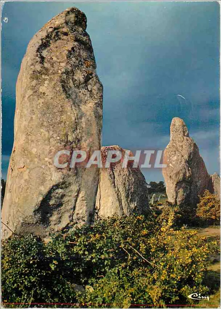 Wyrównania Kermario — Carnac (Morbihan) — Wydawca Comber & Cie - Awers