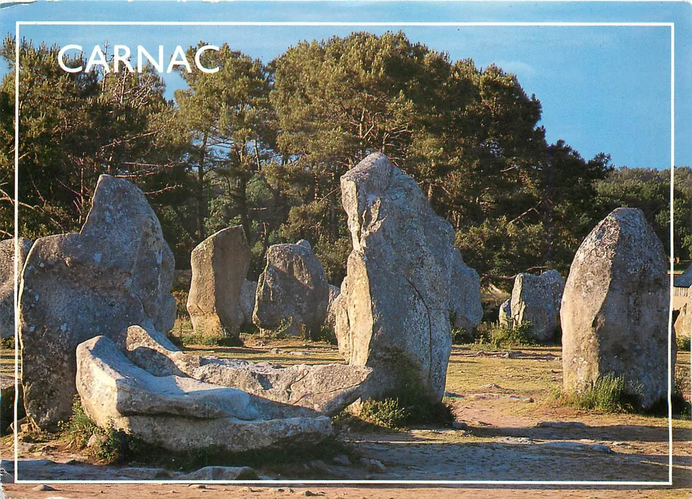 Carnac — Alinhamentos de Kermario — Éditions de la Ligue contre le cancer - Frente