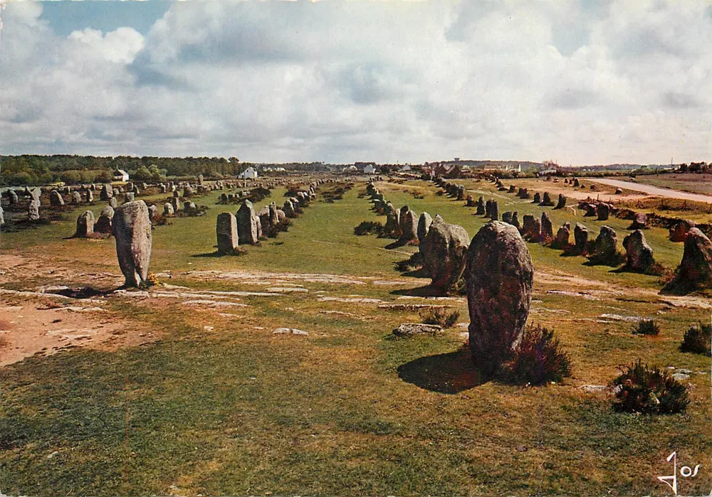 Os alinhamentos do Ménech — Carnac (Morbihan) — Éditions d'Art Jos, Châteaulin - Frente