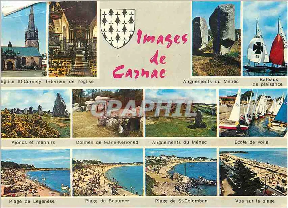 Carnac — Imagens de Carnac — Edições de Arte Jos. Lo Dharé - Frente