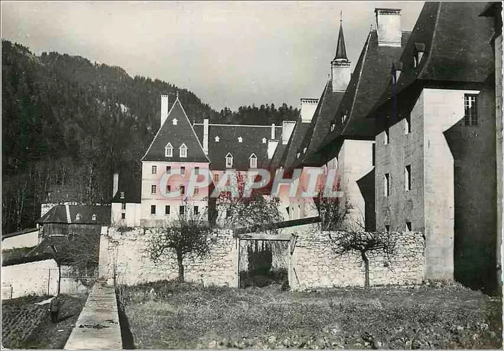 Kloster La Grande-Chartreuse — Ansicht der Offizierspavillons — Graphiphil - Vorderseite