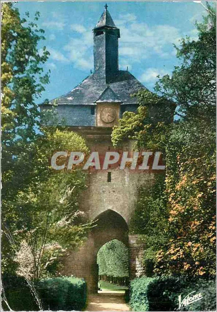 Die Schlucht der Brenne — Schloss-Renault — Tor des Schlosses (14. Jahrhundert) — Éditions Valoire - Vorderseite