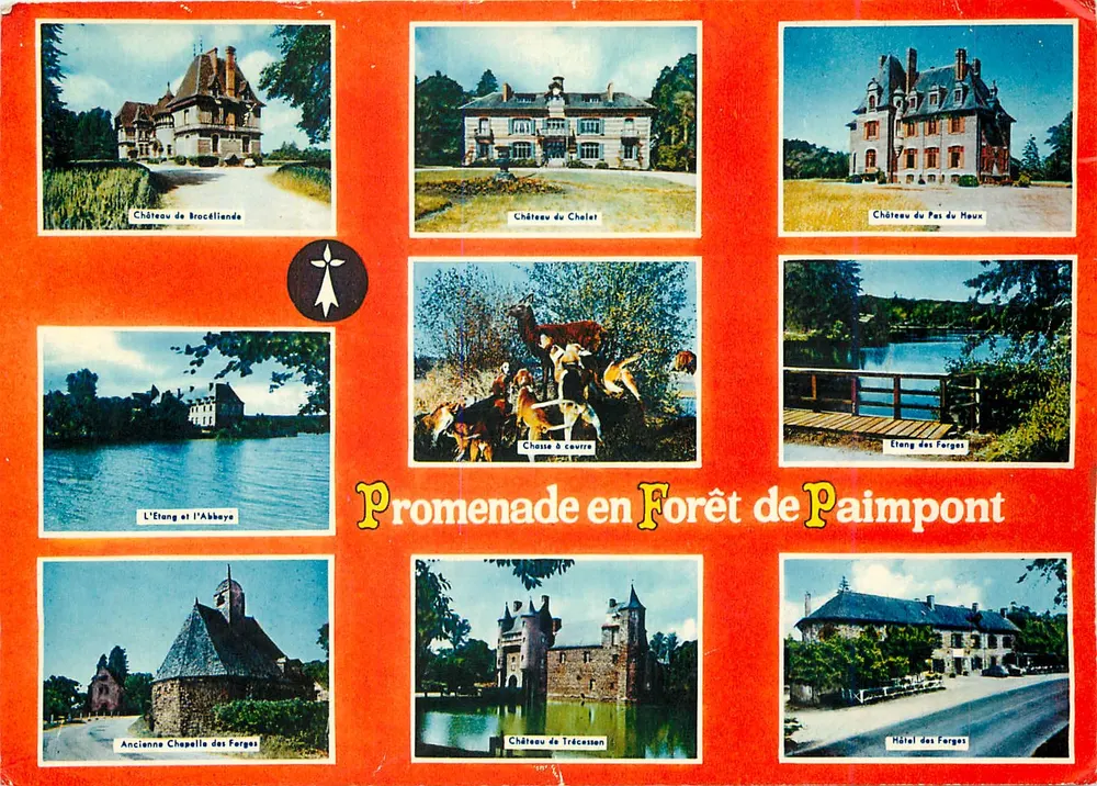 Passeio na Floresta de Paimpont — Castelos e paisagens — Les Éditions du Gabier - Frente