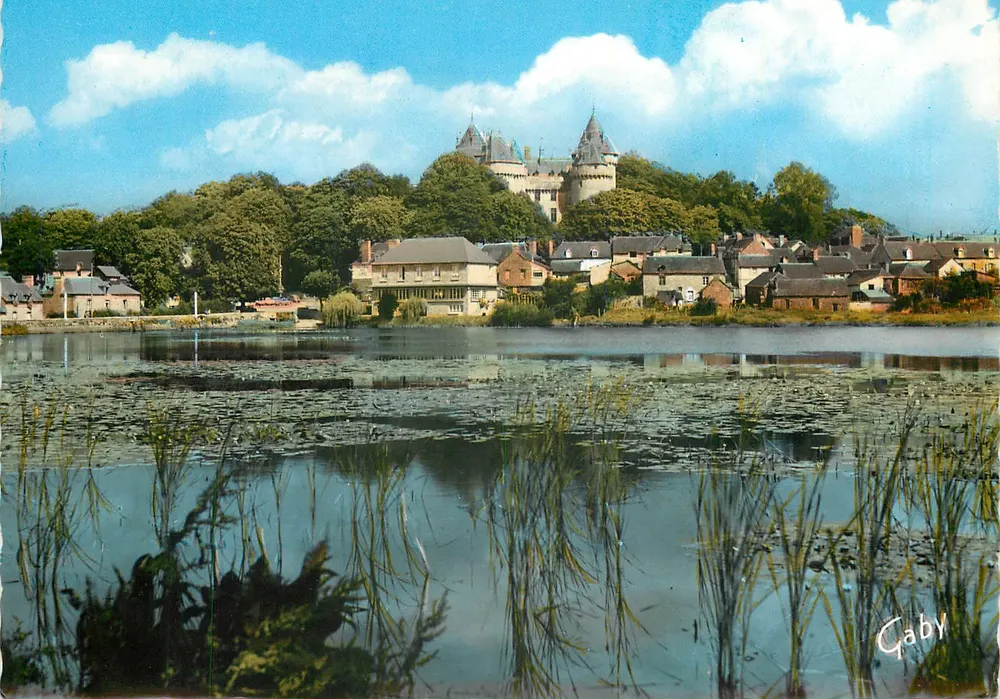 Castelo de Combourg — vista sobre o lago — Gaby - Frente