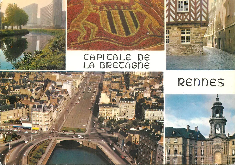 Rennes — Capital da Bretanha — Édition JOS - Frente