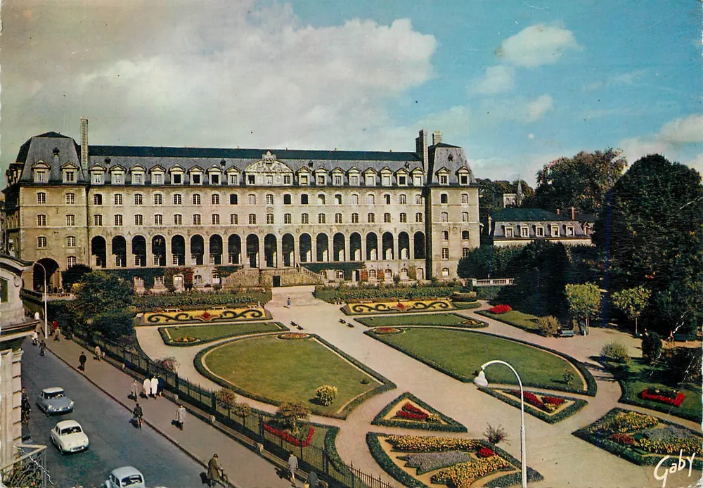O Palácio Saint-George em Rennes — editor Gaby, Mexichrome - Frente