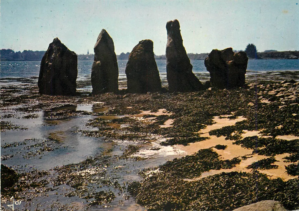 Golfo do Morbihan — O Cromlech de Erlannic — Édition IRIS JOS - Frente