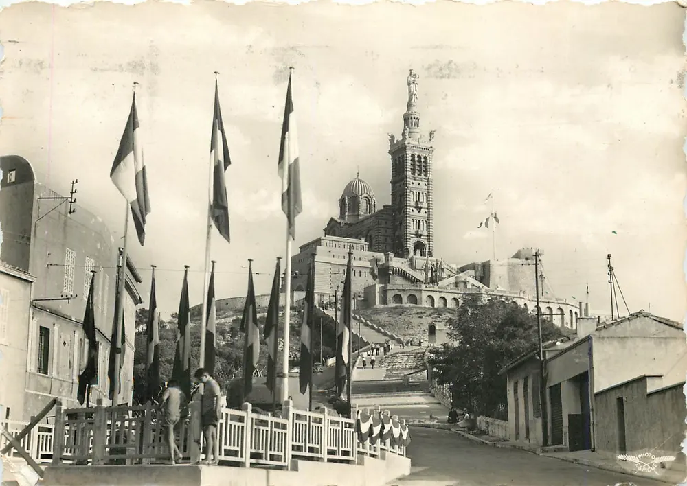 Marseille — Basilika Notre-Dame de la Garde — Photo Sagot - Vorderseite
