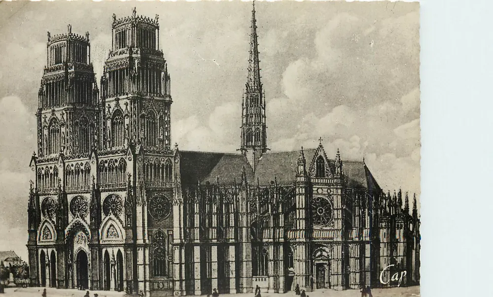 Orléans — Catedral Santa Cruz — Edição Vague, 69, faubourg Madeleine - Frente