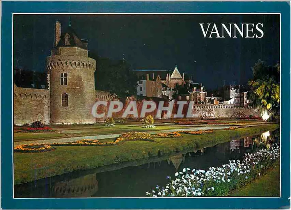 VANNES — Jardins iluminados — Editions du Daoré, n° MX 5203 - Frente