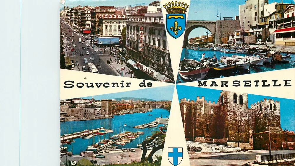 Lembrança de MARSEILLE — vista panorâmica — ARYCOLOR - Frente