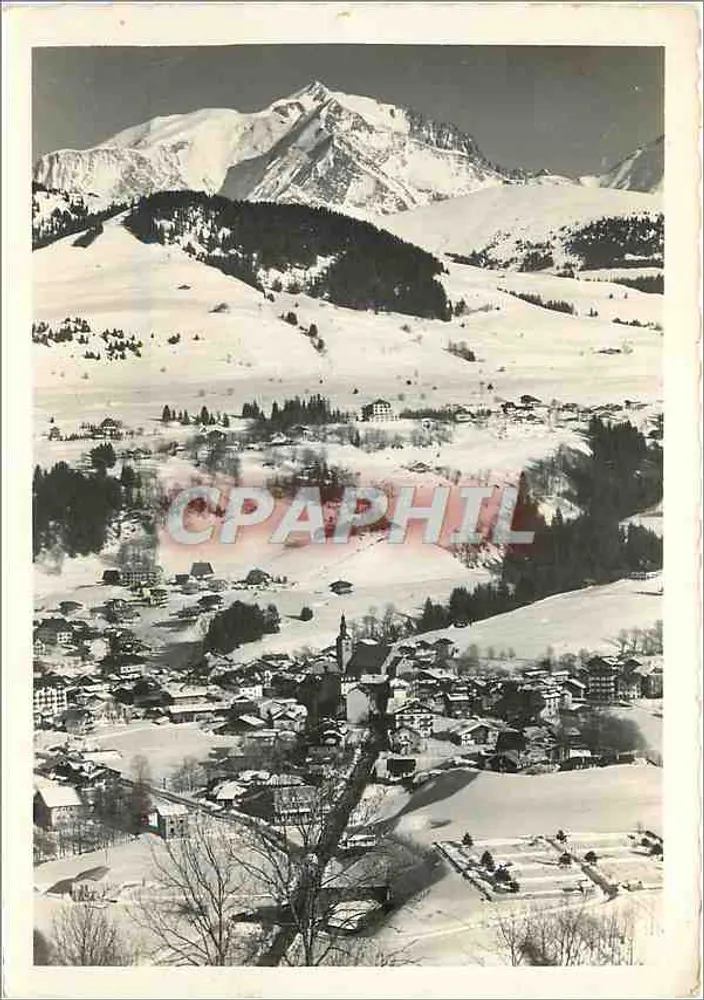 Mégeve e o Mont-Blanco — vista de inverno — editor G.116 - Frente