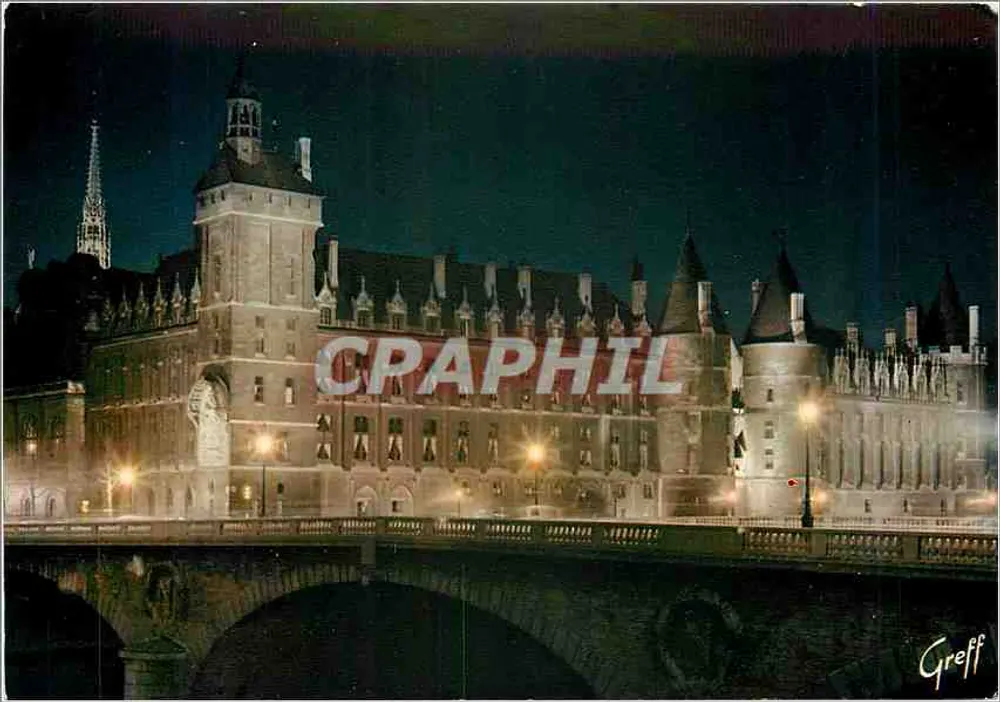 Paris — A Conciergerie iluminada — Edições MEXICHROME, n° 387 - Frente