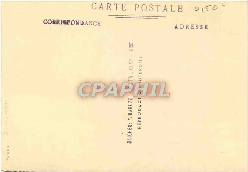 Pin da Costa Azul — vista panorâmica — F. Baruzzi, n° 0150 - Verso