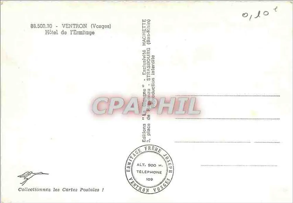 Hotel de l'Ermitage — Ventron (Vosges) — Edições Frère - Verso