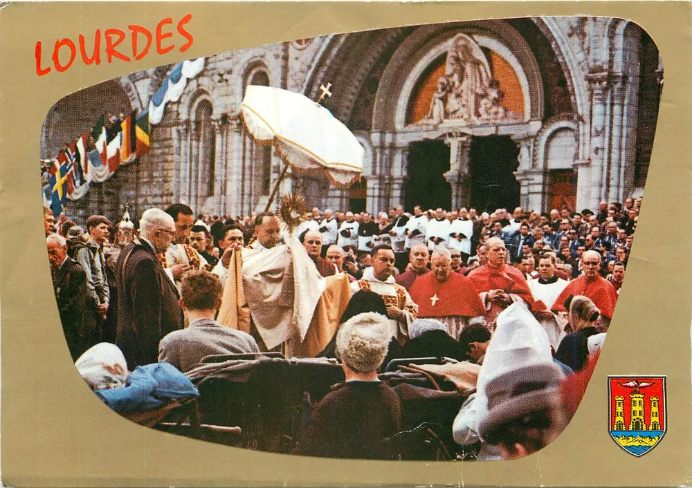 Lourdes — Segnung der Kranken auf der Esplanade — Éd. Gépard POUBLANC - Vorderseite