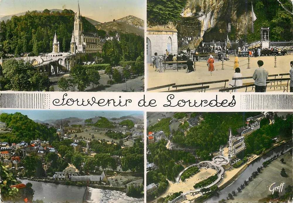 Lourdes — Lembrete de Lourdes — Edições Greff - Frente