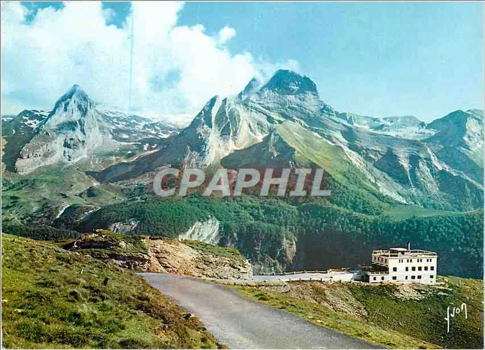 Col d'Aubisque — Entre o col Gouratte, Penemadés e Pic de Ger — Editor Art Yvon - Frente