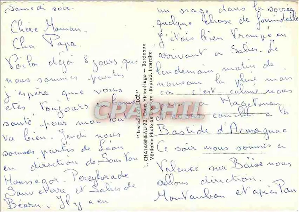पेरिस के यादगार — एंड्रे मेरे — एली - पीछे