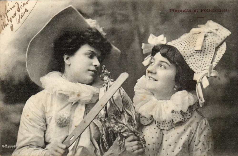 Pierrette und Polichinelle — H. Manuel — unbekannte Serie - Vorderseite