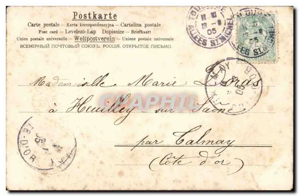 Violetas — Carta de véspera - Verso