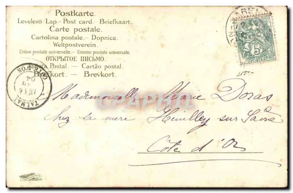 Violetas — Carte postale illustrée — Graphil n°2327 - Verso