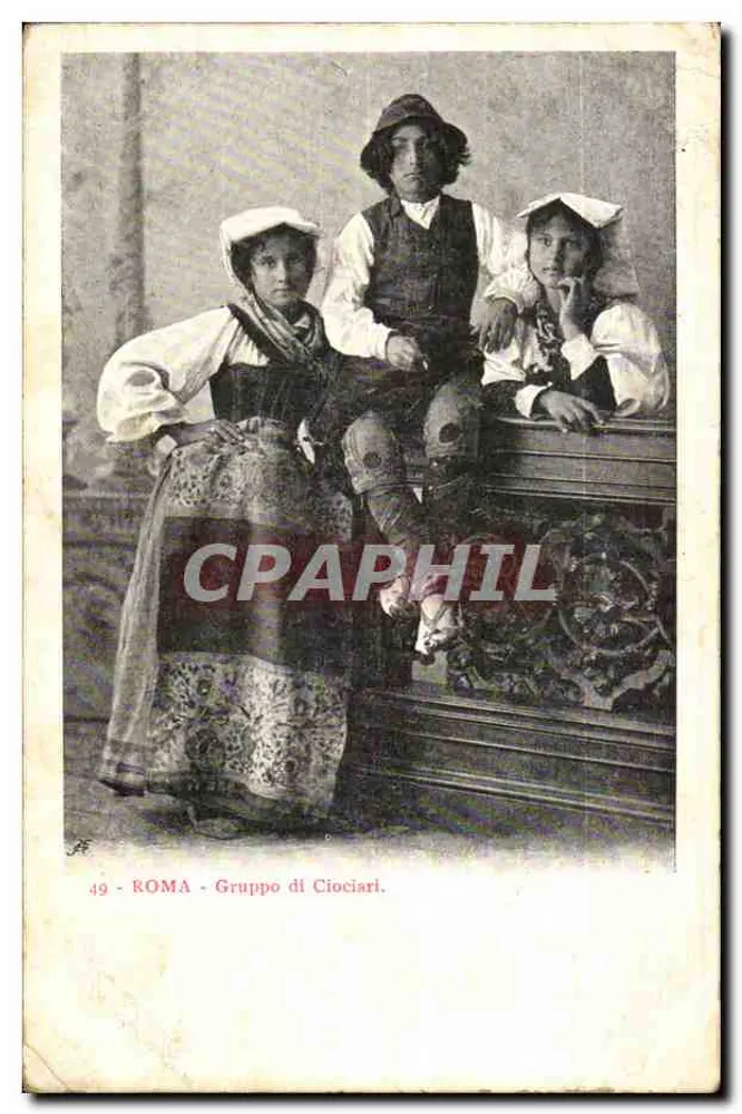 Roma - Gruppo di Ciociari — Verlag nicht sichtbar, Seriennummer 49 - Vorderseite