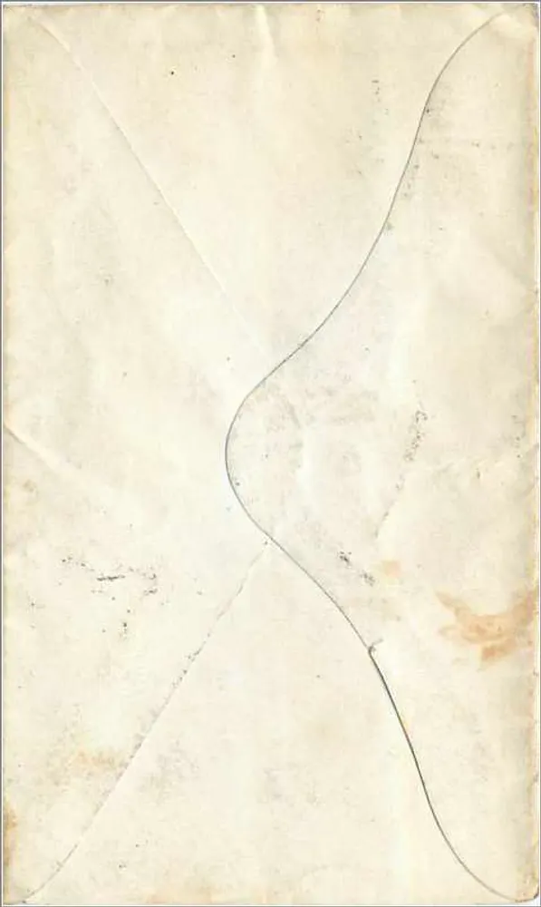 Carta postal americana — 17 de junho de 1881 — editor não visível - Verso