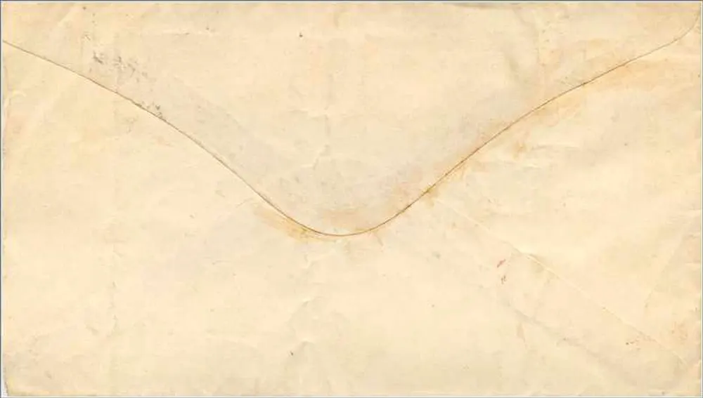 Charleston, Zuid-Carolina — Postzegelzakje ongeveer 1863 — uitgever niet geïdentificeerd - Achterkant