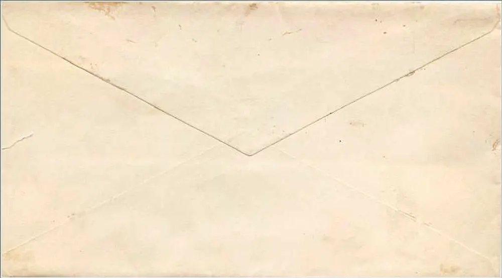 Carta postal americana — selo de 3 centavos de George Washington — destinada a Sra. D. S. Bigelow, Westchester, Conn. - Verso