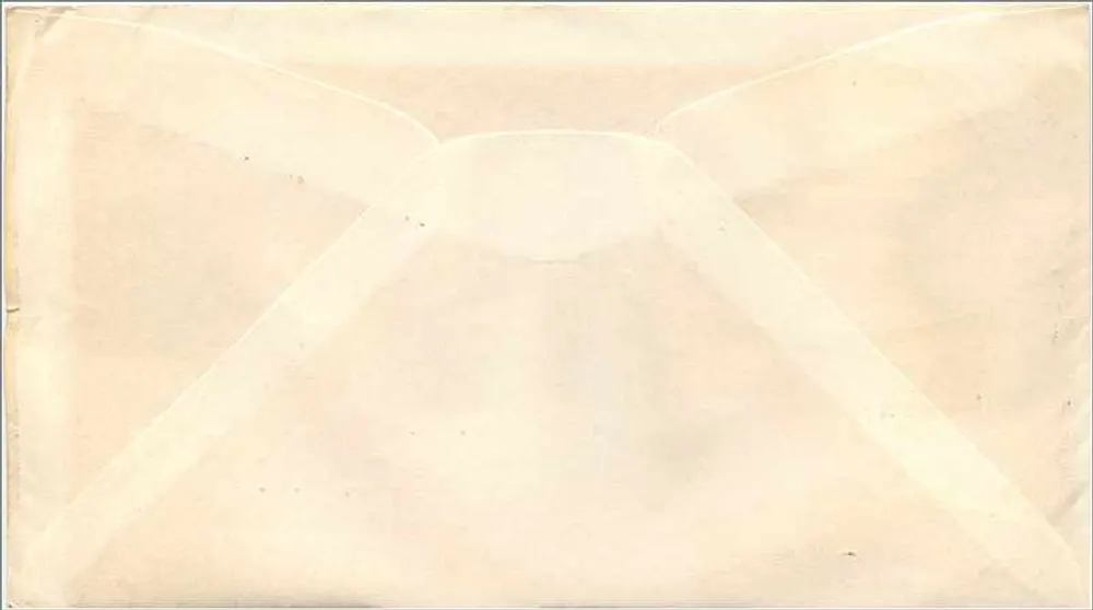 Golden Gate Bridge — Highway Post Office Service — L.W. Staehle, New York, N.Y. - Rückseite