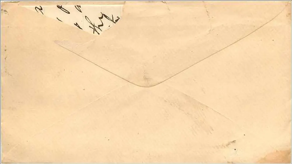 Rice & Gordinier, Sementes, Implementos Agrícolas — Troy, N.Y. — datada abril 1904 - Verso